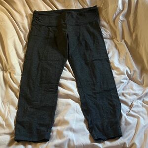 Black Cropped Leggings Lululemon